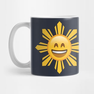 Philippines Flag Sun Smiling Laughing Face Emoji Mug